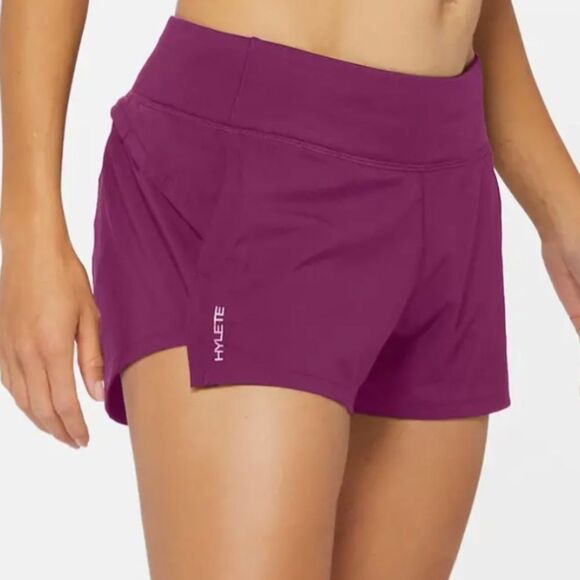 Hylete Versa 5" Pink Lined Pocket Running Shorts Size XS - Picture 2 of 13